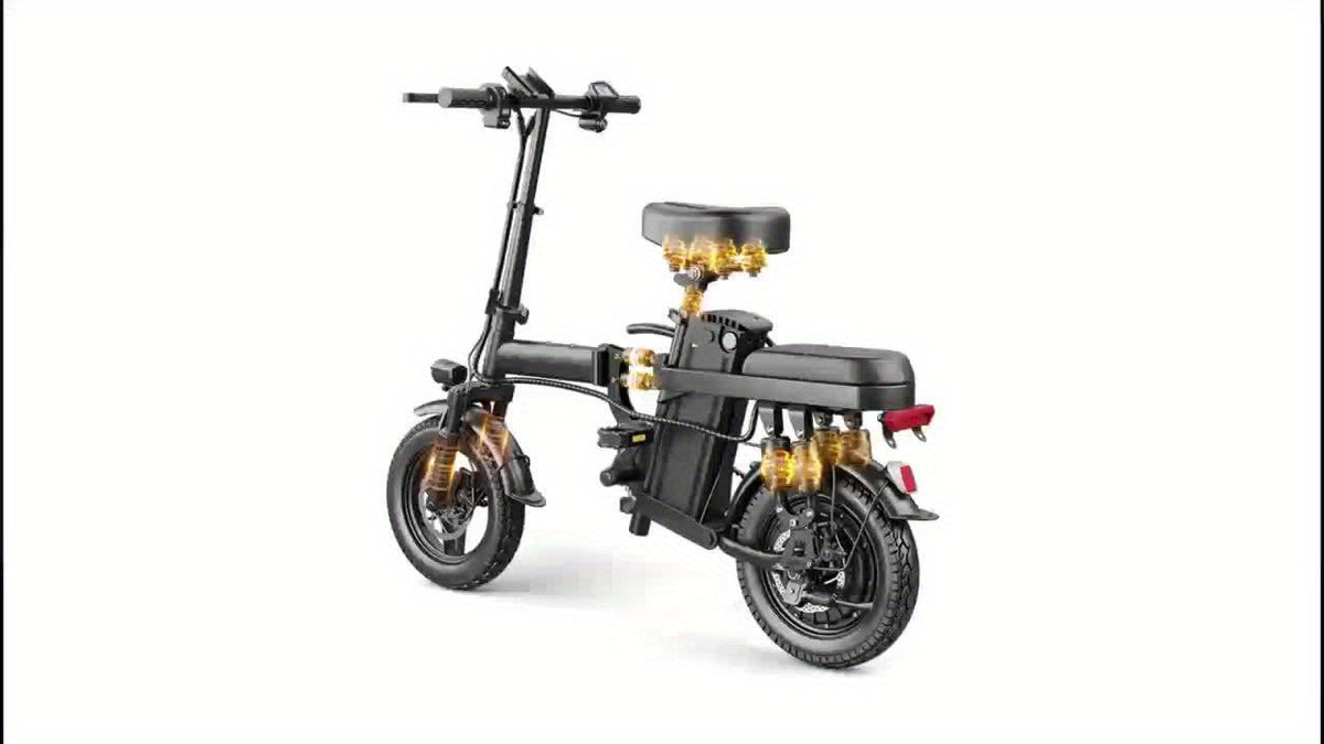 Foldable E-Bike 20MPH Foldable Adult Electric Bike | 20MPH Commuter E-Bike with Removable Battery