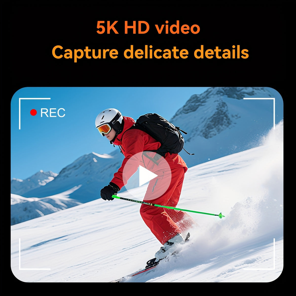 5K Pocket Digital Camera with 1.33\