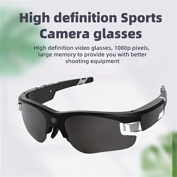 Outdoor Cycling Video Glasses Mountaineering Hiking Portable Video Recorder With 64G Memory Card And 2-hour Battery Life