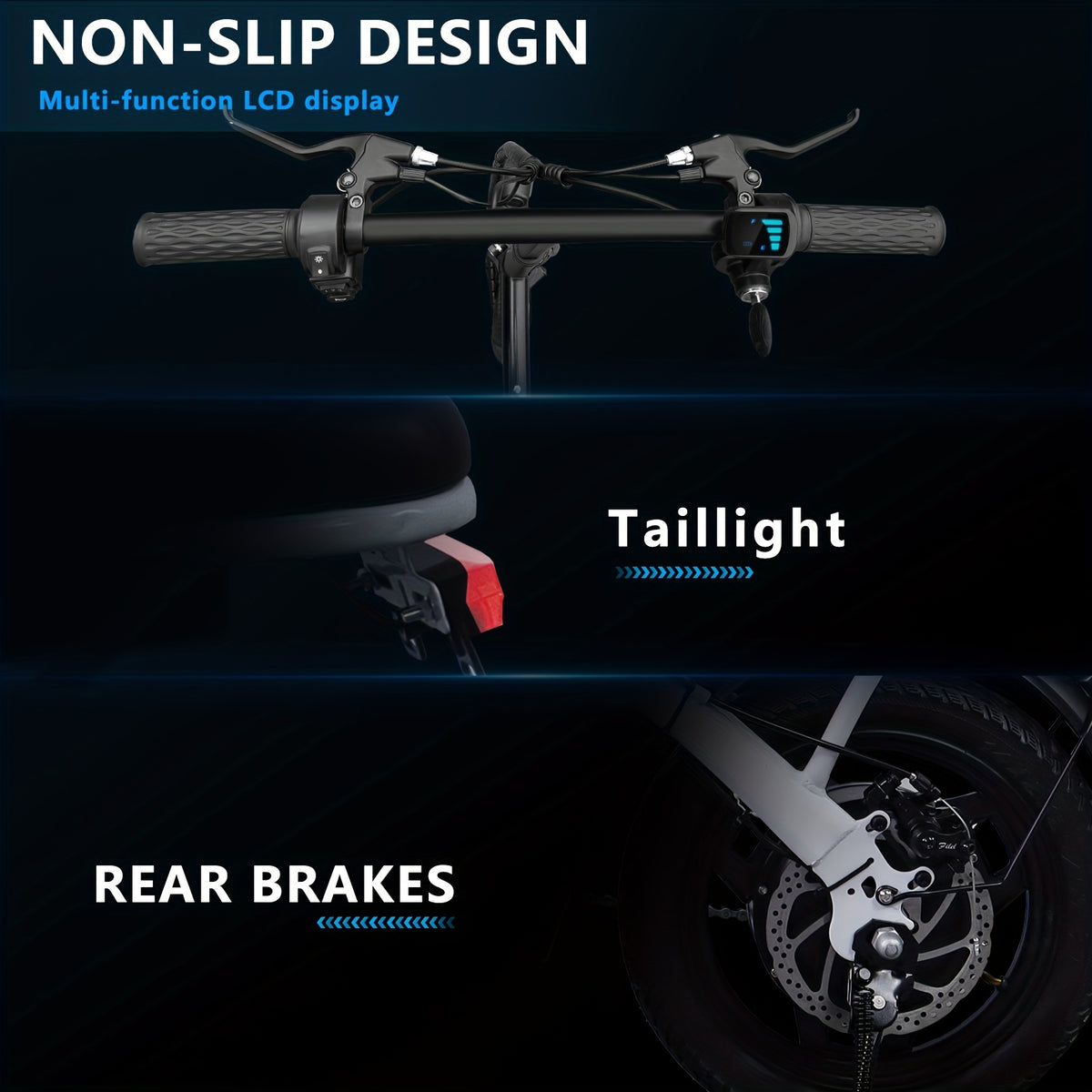 Fast Speed Folding Electric Bike Folding Electric Bike - Powerful Motor, Fast Speed, 14-inch Tires, Commuter-friendly, Light Weight, Long-lasting Battery