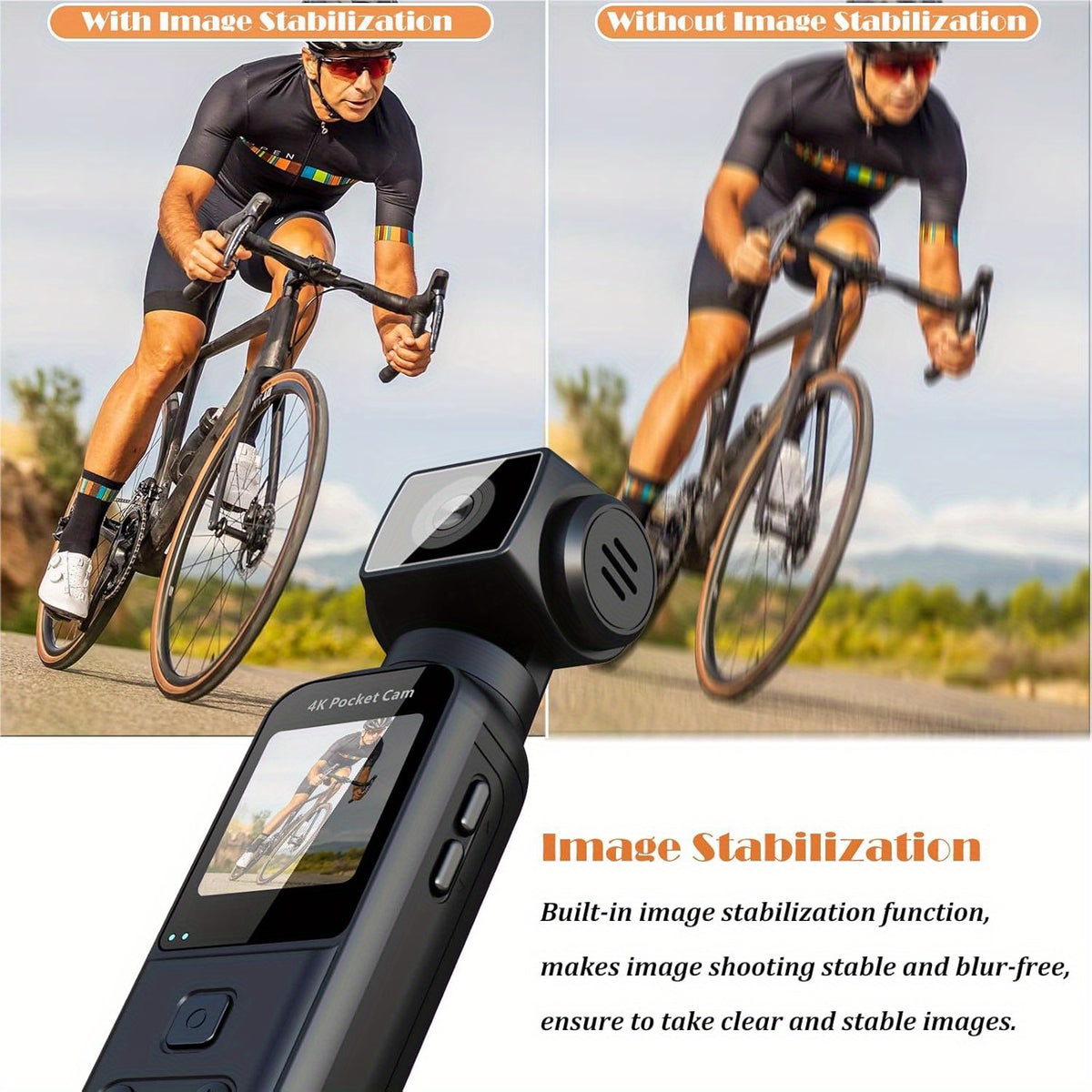 SEREE 4K Ultra HD Video Blog Camera with 1.33\