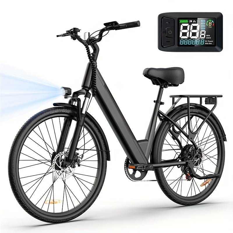 E26 Electric Bike - 745w Peak Power Monster! 60-mile Max Range with 48V 7.5Ah\u002F10.4ah Lithium Battery - 26\