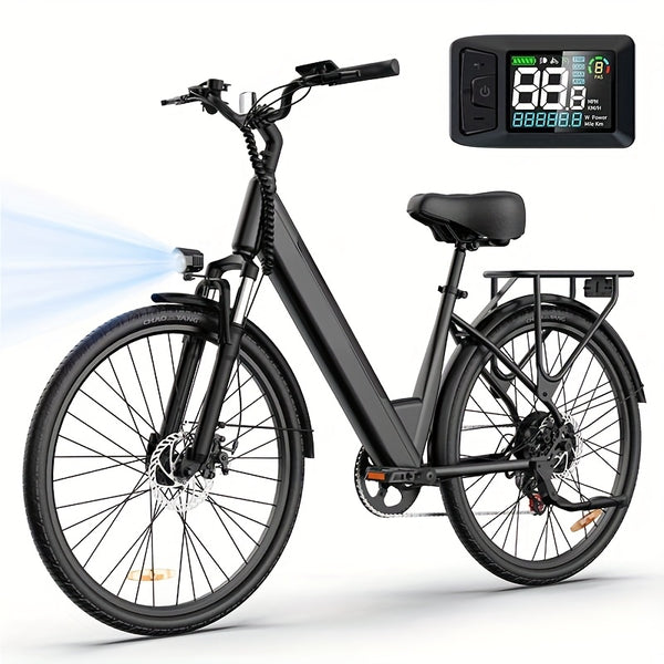 E26 Electric Bike - 745w Peak Power Monster! 60-mile Max Range with 48V 7.5Ah\u002F10.4ah Lithium Battery - 26\