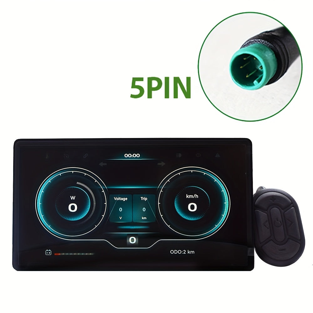 H8 UART2 Electric Bicycle Computer Digital Stopwatch Speedometer for Ebike Cycling Odometer, Cycling Accessory, Ebike Gadget, Lightweight Device, Compact Design, Highquality Sensor, Precision Tracking, Speed Monitor, Range Finder, Without Battery