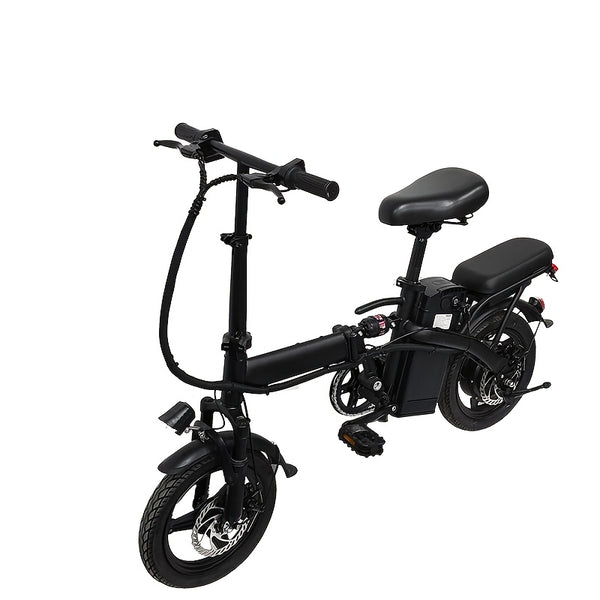 14-inch Lightweight Folding Electric Bicycle, 330 Pound Load-bearing Capacity, 20 Mph, 18-28mile Range, 48V Lithium Battery, Front Headlight & Disc Brake, Alloy Steel Frame, City Commuting, Sturdy Structure, , Clearance Sale, Suitable For Gifting
