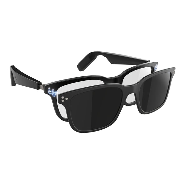 Smart Glasses with, Headphones & Built- Mic\u002FSpeaker - Open-Ear Audio, -Free Navigation, All--One Hands-Free Smart Eyewear for &,,, (Non-Prescription)