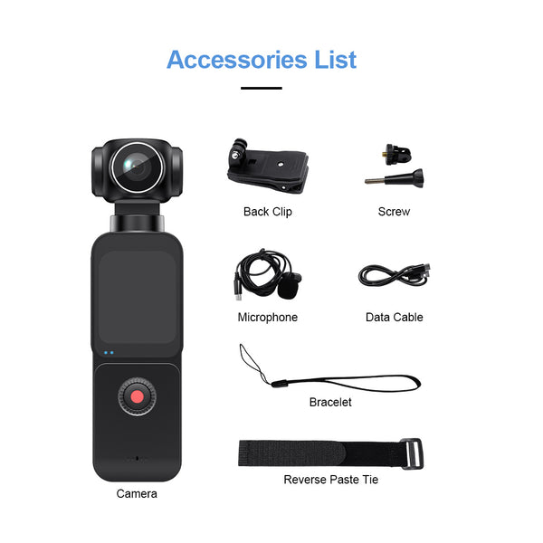 5K Pocket Digital Camera with 1.33\