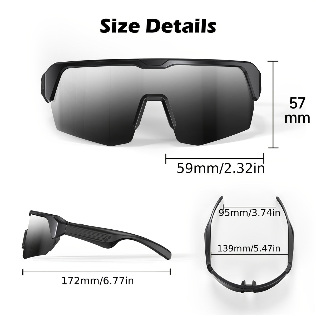 Smart with Open-Ear Audio, Hands-Free Calls & Music - Lightweight for,, And Adventures