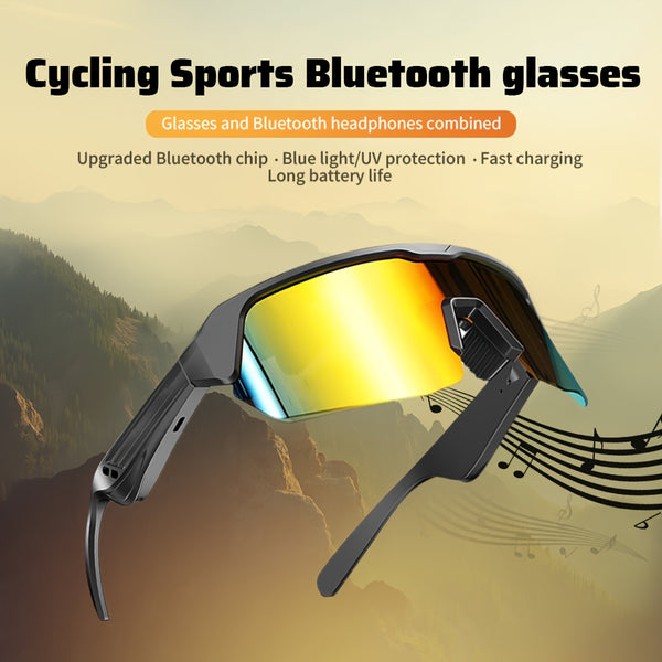 Smart Glasses, Wireless Smart Glasses With Audio And Voice Call Capabilities, Voice Control, Glasses, Glasses For Men And Women, Sports Glasses, Rechargeable Music Glasses With Built-in Microphone