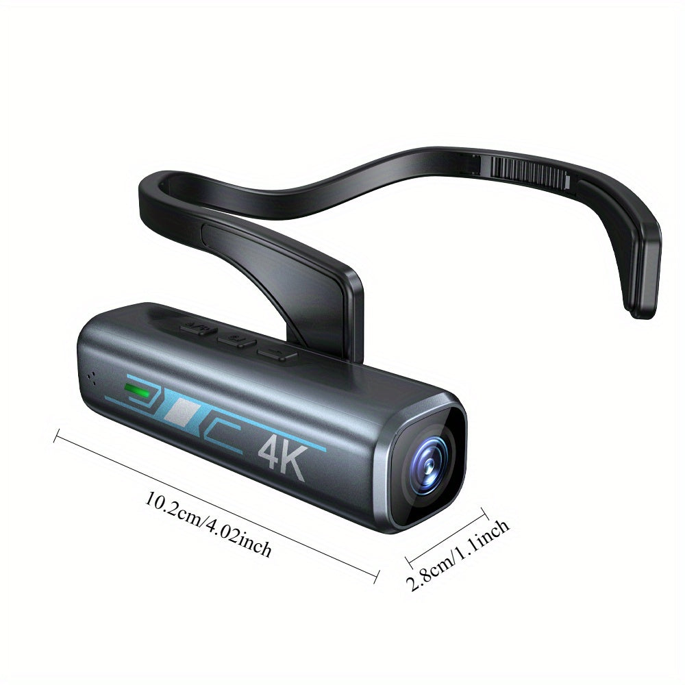 4K 30FPS Action Camera, 120 Wide Angle Lens, Image Stabilization, Manual Controls, Gray and Black, Perfect Father'S Day Gift