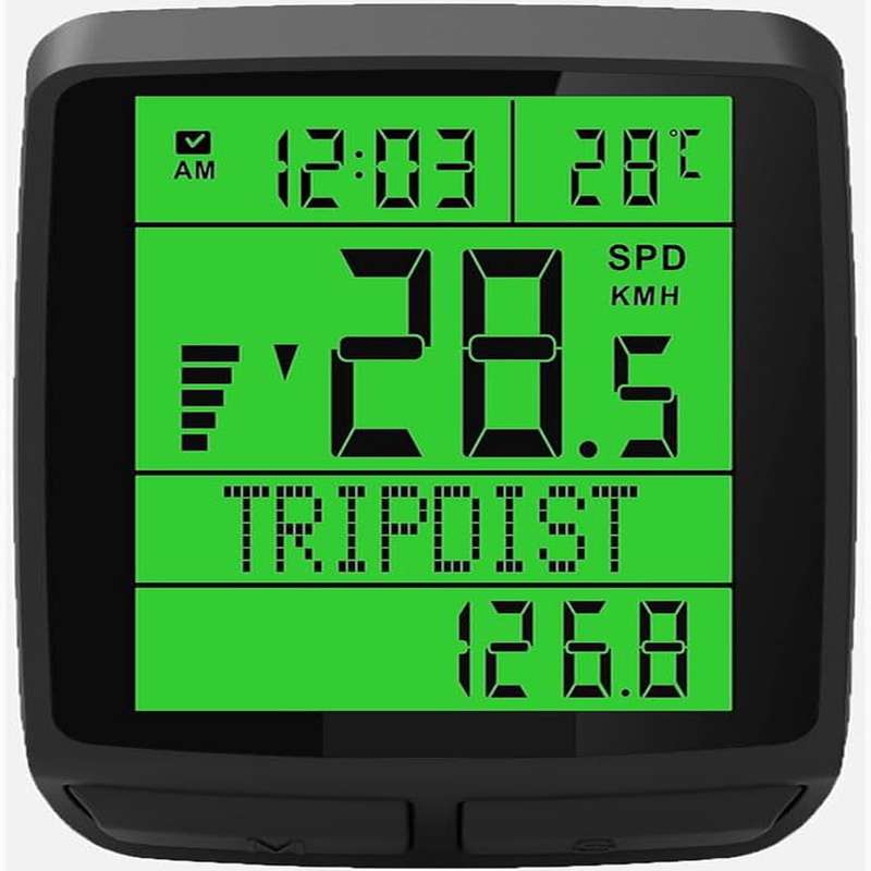 Bike Computer with Speed Sensor & Speedometer - Waterproof 2.8\