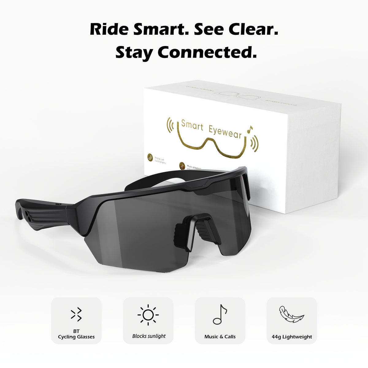 Smart with Open-Ear Audio, Hands-Free Calls & Music - Lightweight for,, And Adventures