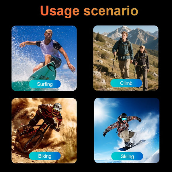 2025 New 2K Handheld Stabilizer Pocket Action Camera Gimbal with 270° Rotation, 1.3\